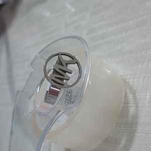 🆕 Stainless steel fashion MK ring